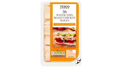 Tesco 36 Wafer Thin Roast Chicken Slices 400g