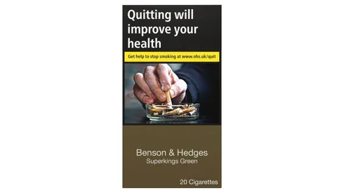 B&H Benson & Hedges Superkings Green 20's Cigarettes