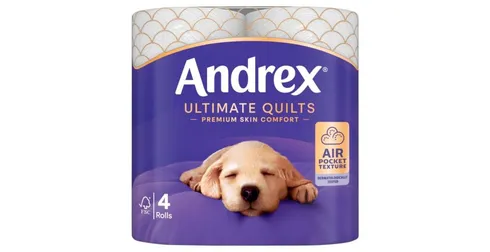Andrex Ultimate Quilts Toilet Tissue 4 roll