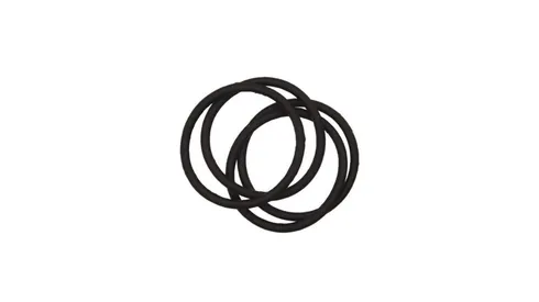 Hair Bobbles Black (407741-CS)