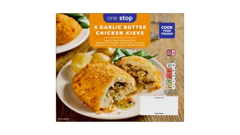 One Stop Garlic Butter Chicken Kievs 4's