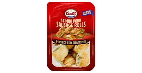 Wall's Mini Pork Sausage Rolls 14 pack