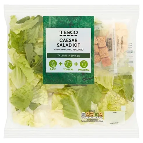 Tesco Caesar Salad Kit 250g (408619)
