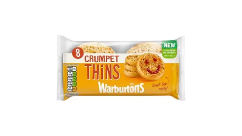 Warburtons Crumpet Thins 8's