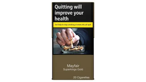 Mayfair 20's Gold Superkings Cigarettes