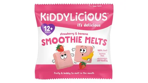 Kiddylicious Strwbry & Banana Smoothie Melts 6g