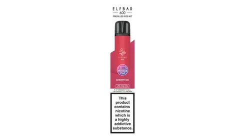 Elfbar 600 Cherry Ice Prefilled Pod Kit 20 mg/ml