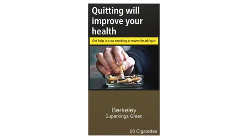 Berkeley Superkings Green 20's Cigarettes