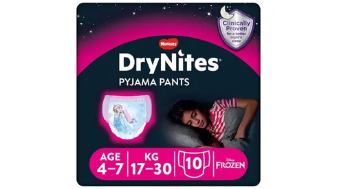 DryNites Pyjama Pants Girl 10's