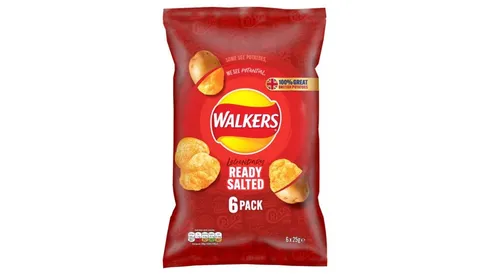 Walkers Ready Salted 6 pack