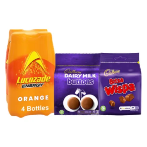 £1.49 Lucozade & Cadbury 85g Bag Bundle