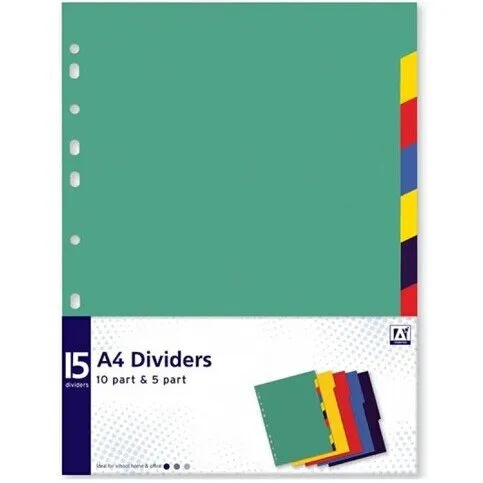 15 A4 DIVIDERS