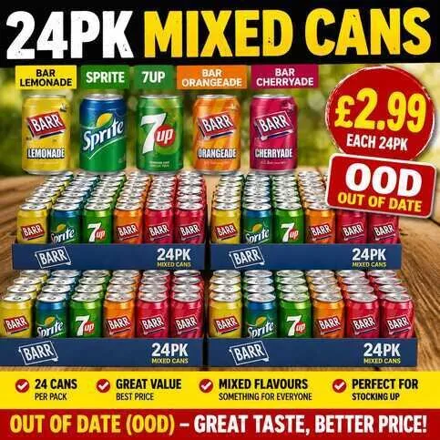 24 pk Mixed Cans