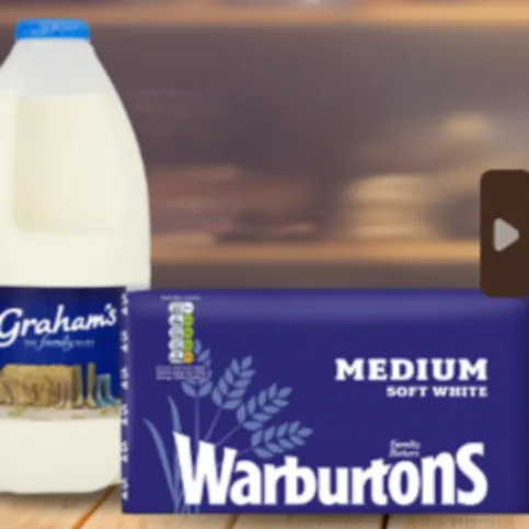 2L Grahams Milk & Warburtons 800g Loaf 