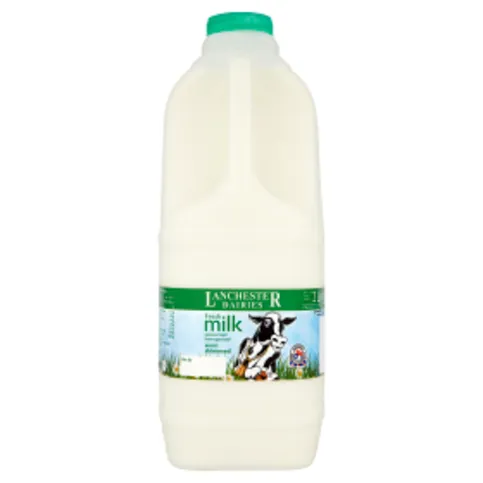Lanchester Dairies Fresh Milk Semi Skimmed 2L