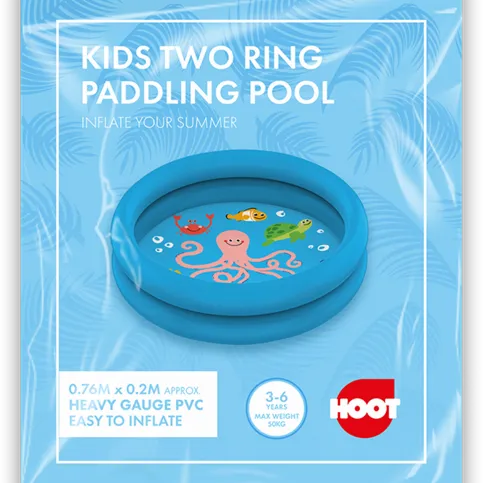 2 RING PADDLING POOL ANIMAL EACH