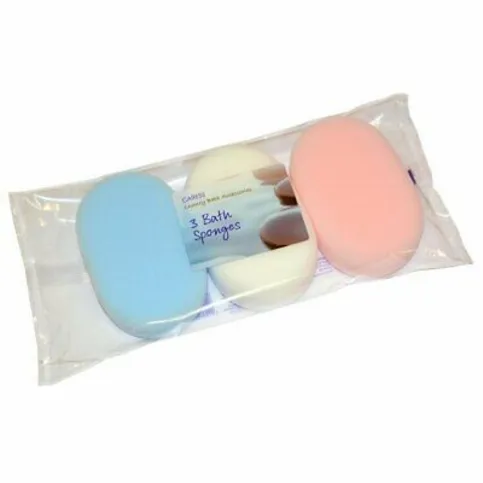 CARESS LUXURY BATH SPONGES 3PK