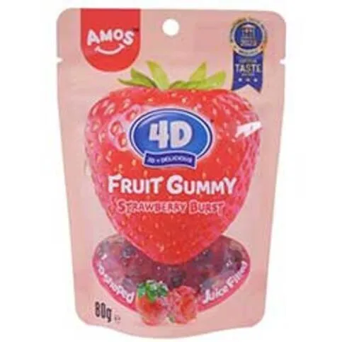 4d Candy Strawberry 80g