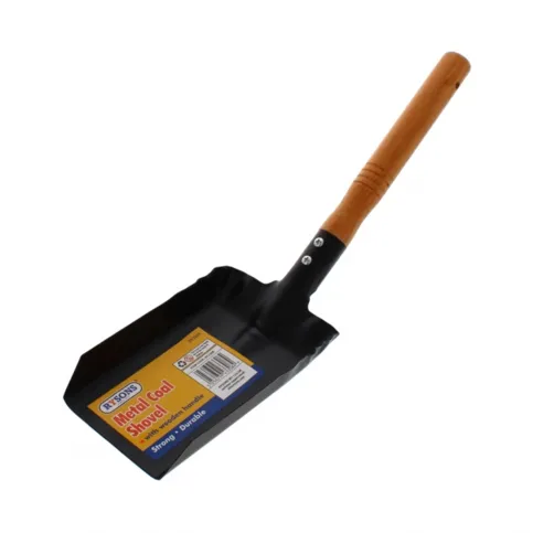 4 Inch Black Metal Fireplace Coal Ash Shovel Dustpan Animal Pet Scoop Garden