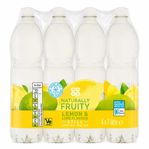 4X1LT CO OP LEMON & LIMES STILL WATER
