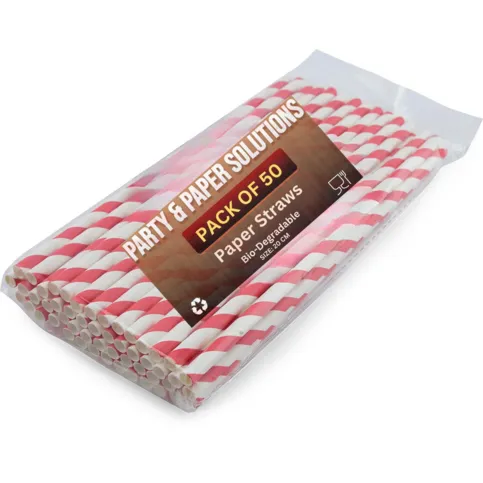 50pk Straws Biodegradable