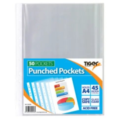 50 Punched Pockets
