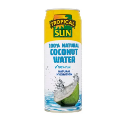 520ml Tropical Sun 100 % Coconut Water