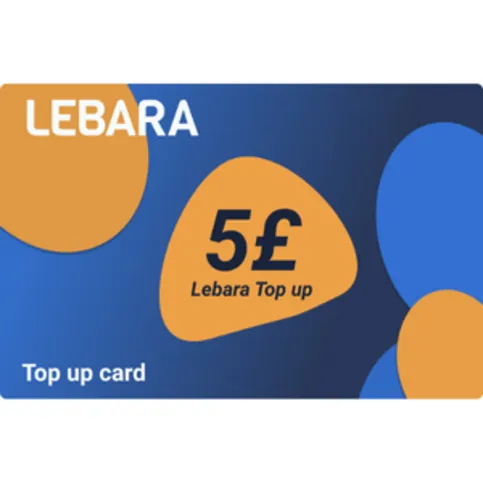 Lebara Top-up £5