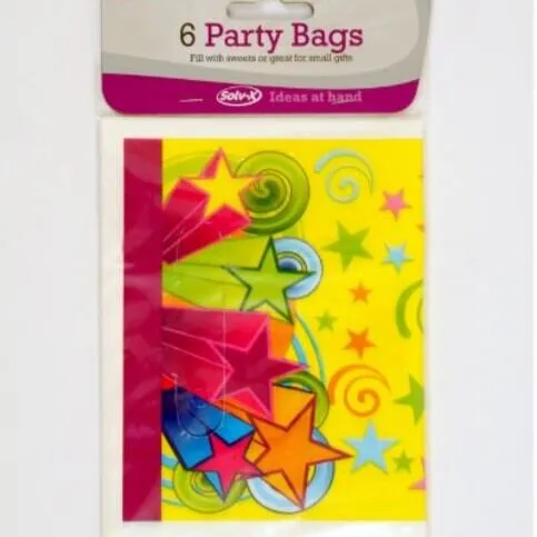 6 PARTY GIFT BAGS