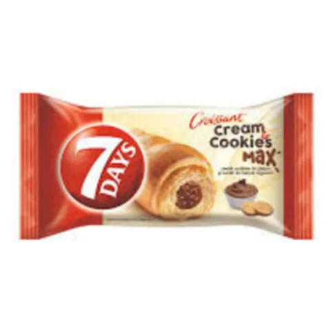 7Days Hazelnut Cream & Cookies Crossaint 80g