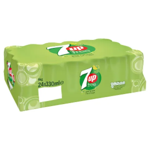 7UP Free Lemon & Lime Cans 24 x 330ml