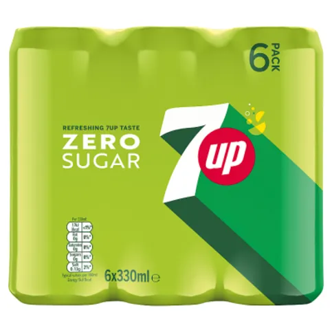 7Up Zero Sugar 6 x 330ml