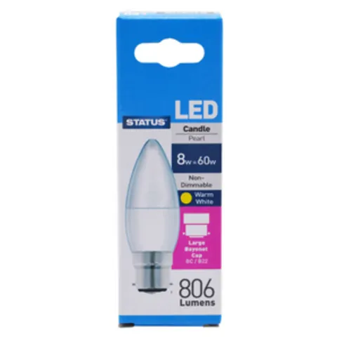 Status Led Candle Bayonet 8w To 60w