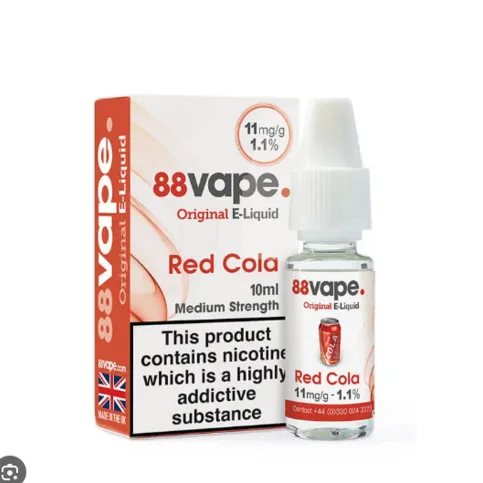 88 Vape Original E-Liquid 10ml (Choose Flavour)