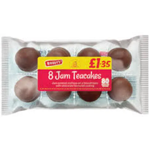 8 Jam Teacakes
