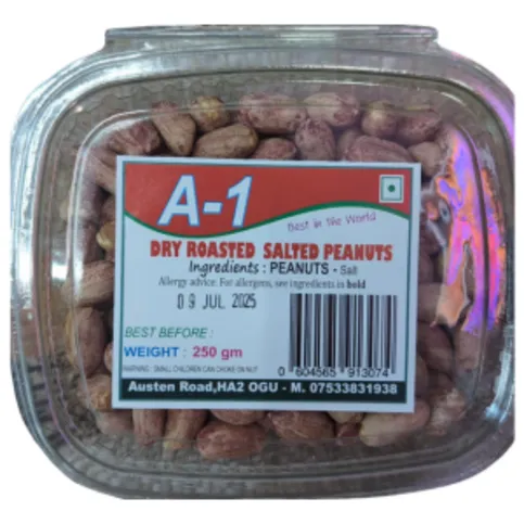 A-1 Dry Roasted Salted Peanuts 250g
