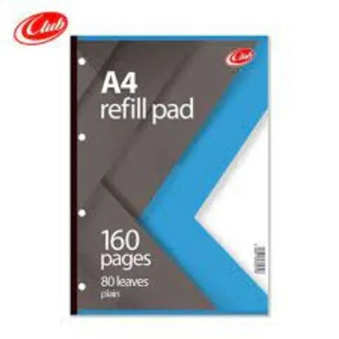 A4 Refill Pad Plain