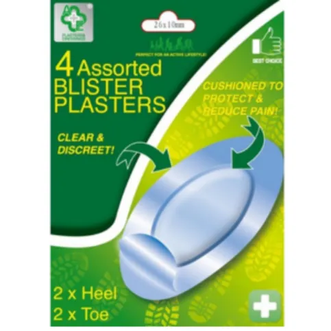 A & E Blister Plaster 4 Pack