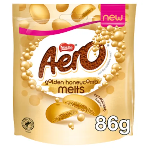 Aero Golden Honeycomb Melts 86g