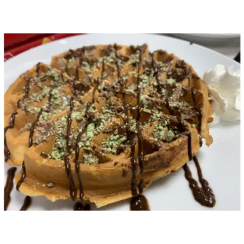 Aero Mint Waffle & Ice Cream