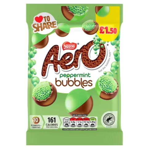 Aero Peppermint Bubbles 80g