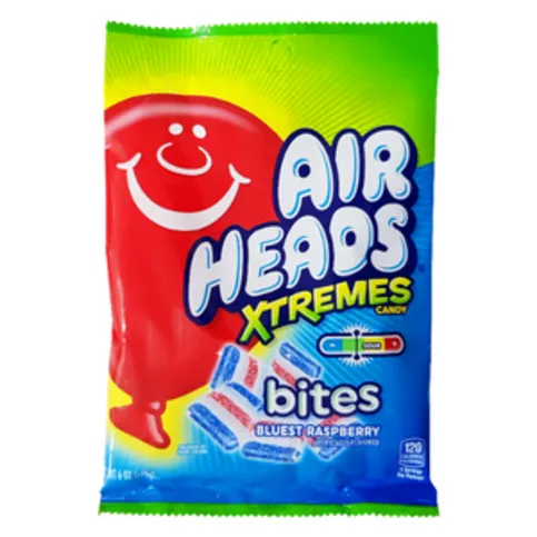Air Heads Xtremes Bites Bluest Raspberry 170g