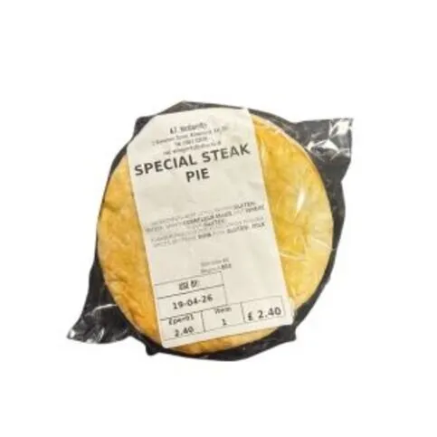 AJ McGarrity Special Steak Pie