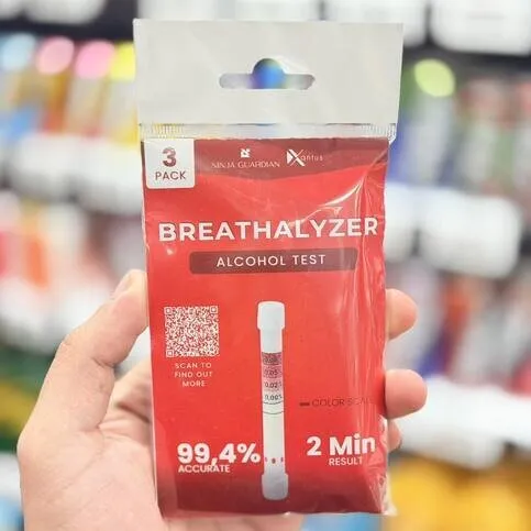 XANTUS ALCOHOL BREATHALYZER 3PK