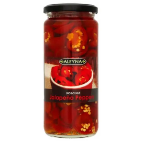 Aleyna Sliced Red Jalapeno Peppers