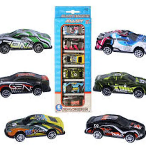 Alloy Racers 6 Pack - Assorted