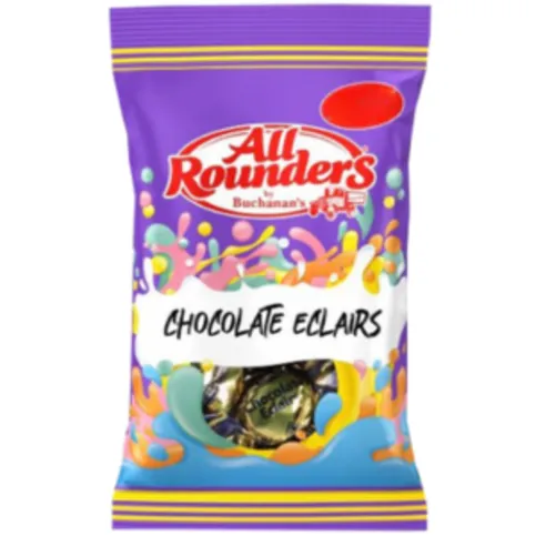 All Rounders Chocolate Eclairs 90g