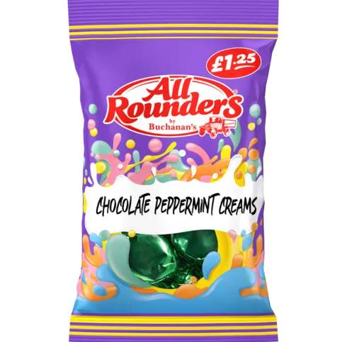 All Rounders Chocolate Peppermint Creams £1.25 90g