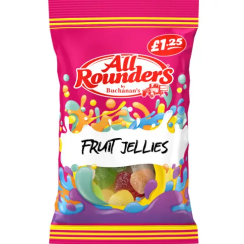 All Rounders Fruit Jellies 110g