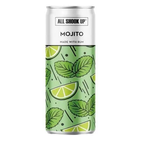 ALL SHOOK UP MOJITO 3.4% PM£1.39 250ML